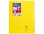 Cahier Pique Clairefontaine Koverbook Couverture Polypropylene 24x32 cm 96 Pages 90g Seyes Coloris Jaune — Cahiers… — vue 2