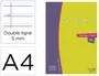 Cahier Hamelin Serpodile 21x29.7 Cm A4 48 Pages Double Ligne 5mm Niveau 2 — Papier, cahier & courrier — vue 2