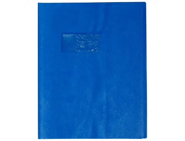 Protege-cahier clairefontaine 17x22cm plastique 22/100e     opaque coloris bleu — Non classé