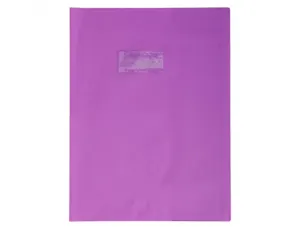 Protege-cahier clairefontaine 24x32cm plastique 22/100e     opaque coloris violet — Non classé