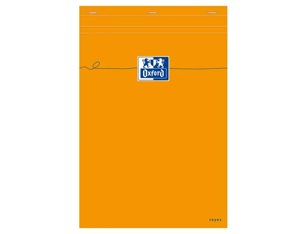 Oxford Bloc-notes, A4, Seyès, 80 feuilles, orange — Cahiers & blocs notes