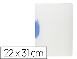 Chemise exacompta blanche a clip pivotant resistant pour  documents perfores et non     perfores 22x31 cm clip a — Non classé