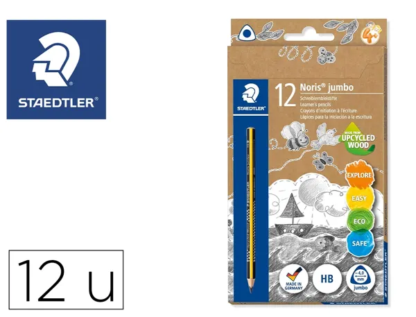 Crayons graphite staedtler noris jumbo 119 hb pochette   de 12 — Non classé