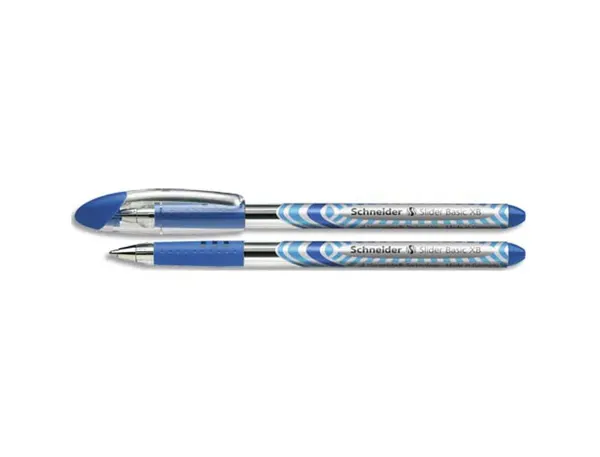 Stylo-bille schneider slider basic xb pointe large 1.4 mm  coloris bleu — Non classé