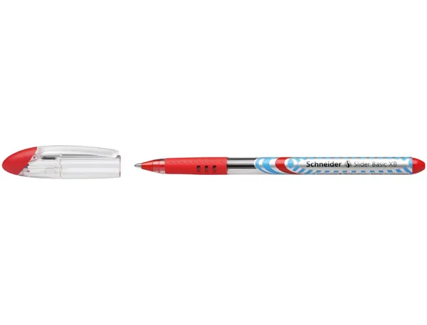 Stylo-bille schneider slider basic xb pointe large 1.4 mm  coloris rouge — Non classé