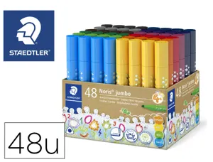 Feutres staedtler jumbo 328 coloris assortis pot de 48 — Non classé