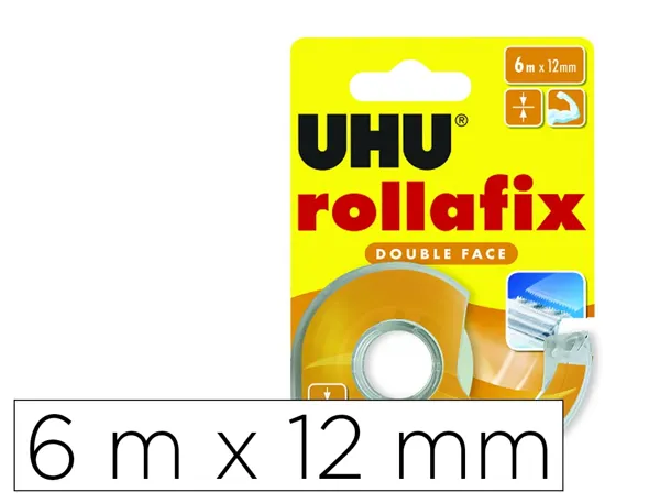 Ruban rollafix uhu adh sif double face 12mmx6m sur       d vidoir — Non classé
