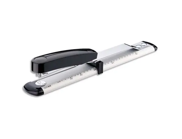 Agrafeuse long bras b17 novus socle aluminium jusqu au      format a2 40 feuilles         capacite 150 agrafes — Non classé