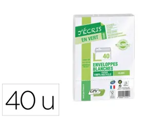 GPV Enveloppes ERAPure, C6, 114 x 162 mm, sans fenêtre — Enveloppes