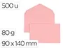 Enveloppe Gpv Election Recyclee 90x140 mm 80g Patte Triangulaire Non Gommee Rose Boite 500 Unites — Aménagement… — vue 2