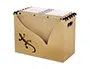 Bac De Rangement Oxford A Dossiers Suspendus 240g En Kraft Avec Poignees De Transport Boite Et 5 Dossiers —… — vue 2