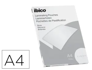 Pochettes plastification ibico format a4 75 microns    boite de 100 unites — Non classé