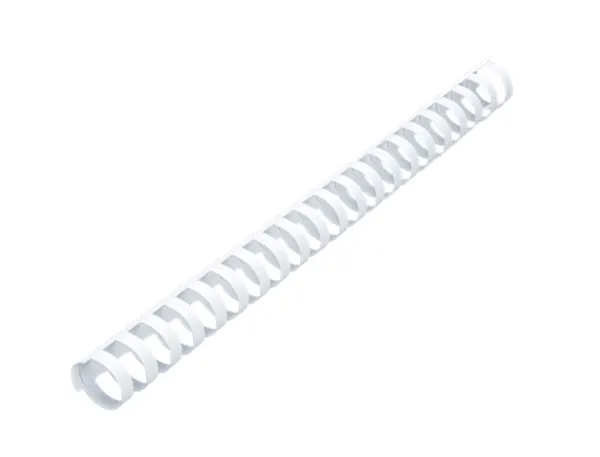 Peignes plastique gbc pour format a4 ï22mm 195 feuilles  coloris blanc boite de 100    unites — Non classé