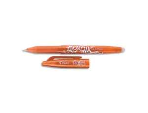 Roller pilot frixion ball écriture moyenne 0.7mm encre effaçable grip préhension rechargeable gomme sertie coloris rouge —…