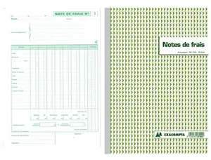 EXACOMPTA Manifold "Notes de Frais", 297 x 210 mm vertical — Registres & manifolds