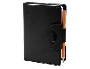 QUO VADIS Agenda de poche "Maor" avec crayon, 2027, noir — Agendas de poche