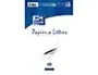 Bloc de correspondance 50 feuilles, format A4, uni, papier blanc 80g, Oxford — Papier, cahier & courrier — vue 2