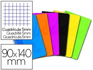 Carnet oxford reliure intégrale couverture pelliculée lavable souple 9x14cm 100 pages 90g 5x5mm coloris assortis — Non classé