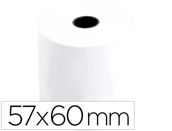 Bobine thermique q-connect 57mm largeur x 60mm diametre  55gr sans bisphenol a — Non classé