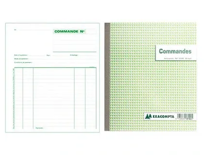 Manifold Commandes NCR format 21 x 18 cm 50 duplicatas autocopiants, EXACOMPTA — Papier, cahier & courrier