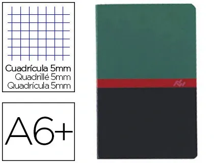 Carnet piqué conquérant sept papier surfin 70g couverture carte couchée vernie 250g 11x17cm 96 pages 5x5mm — Non classé