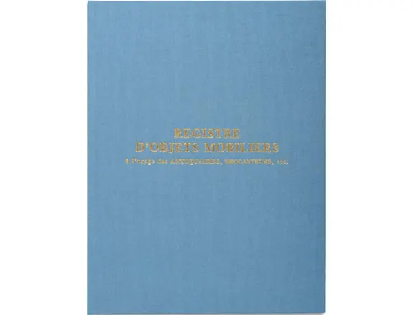 EXACOMPTA Registre "Objets mobiliers spécial brocanteurs" — Papier, cahier & courrier