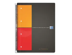 Cahier oxford active book optik paper couverture polypropylène pochette rangement a4+ 21x32cm 160 pages 5x5mm — Non classé