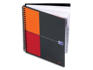 Cahier répertoire oxford international reliure intégrale couverture pp a5 14,8x21cm 80g 144 pages réglure spécifique — Non…