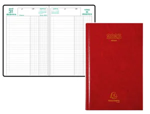 EXACOMPTA Agenda de bureau Raisin, 2027, assorti — Agendas planning