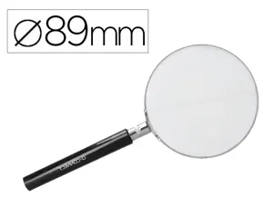 Loupe q-connect verre manche plastique 90 mm coloris noir — Non classé