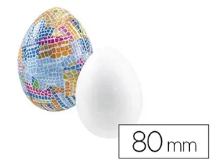 Oeuf styropor à décorer diamètre 80mm — Non classé