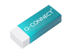 Gomme q-connect économique 60x22x11mm plastique tous usages crayons mines graphite — Non classé