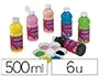 Peinture Acrylique Lefranc Bourgeois Glossy Fluide Brillante Indélébile Multi-Supports Assortiment 6 Flacons 500 ml… — vue 2