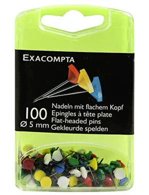 Bte 100epingle tete plate ass — Non classé