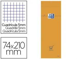 Bloc oxford shopping agrafé en tête 74x210mm 80f — Non classé