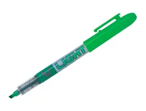 Surligneur pilot v light tracé 1/3mm encre liquide pigmentée fluide niveau d'encre visible coloris vert — Non classé