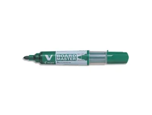 Marqueur pilot v board master rechargeable pointe ogive tracé 2mm encre liquide base alcool couleur vive vert — Non classé
