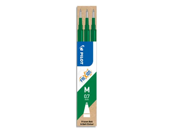 PILOT Recharge pour roller FRIXION BALL BLS-FR7, vert — Fournitures