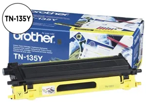 Toner laser original brother tn135y 4000 p jaune — Non classé