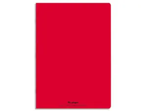 Cahier piqué conquérant classique couverture polypropylène rigide transparente a4+ 24x32cm 96 pages 90g séyès rouge — Non…