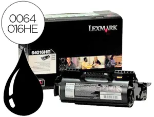 Toner laser original lexmark 64016he 21000 p noir — Non classé