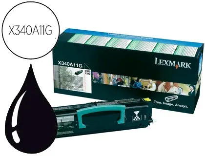Toner laser original lexmark x340a11g 2500 p noir — Non classé