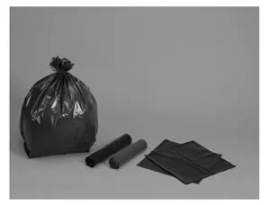 Sac poubelle polyéthylène basse densité renforcé 130l 60 microns coloris noir paquet 10 unités — Non classé