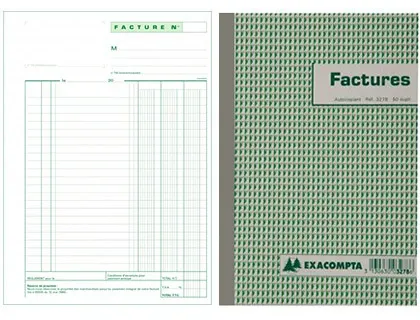 Manifold Factures NCR format 21 x 29,7 cm 50 duplicatas autocopiants, EXACOMPTA — Papier, cahier & courrier