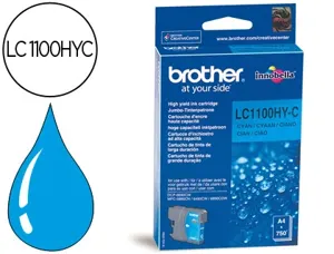 Cartouche d'encre original brother lc1100hyc 750 p cyan — Non classé