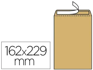 Pochette kraft gpv adhésive qualité supérieure c5 162x229mm 90g boîte 500 unités — Non classé