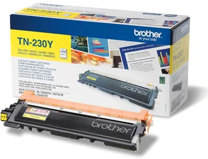 Toner laser original brother tn230y 1400 p jaune — Non classé