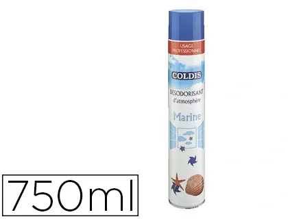 Désodorisant coldis usage professionnel parfum marine aérosol 750ml — Non classé