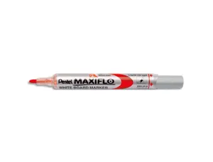 Marqueur pentel maxiflo effaçable tableau blanc pointe conique tracé 1,6mm écriture 1000m corps plastique recyclé rouge —…