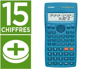 Calculatrice casio scientifique fx junior+ priorité calculs 155x78x20mm 115g coffret protection coulissant — Non classé